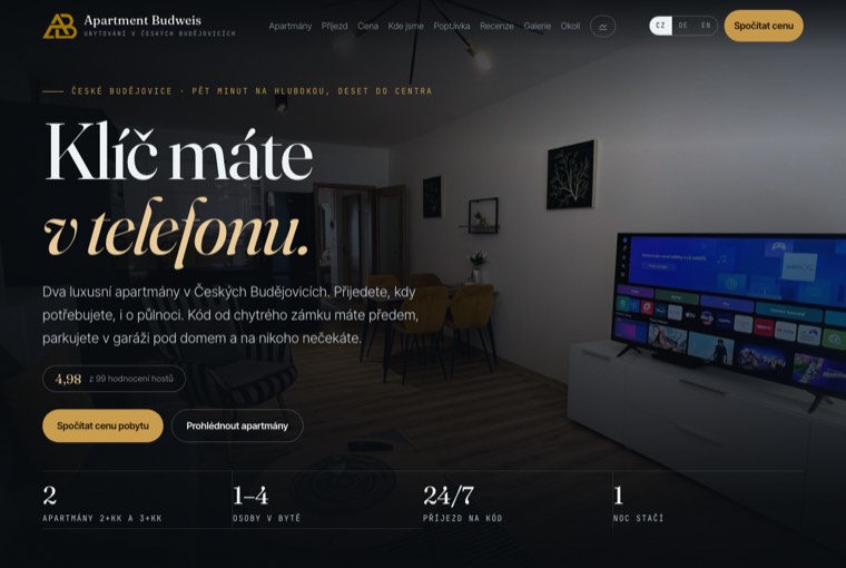 Apartmány ve městě