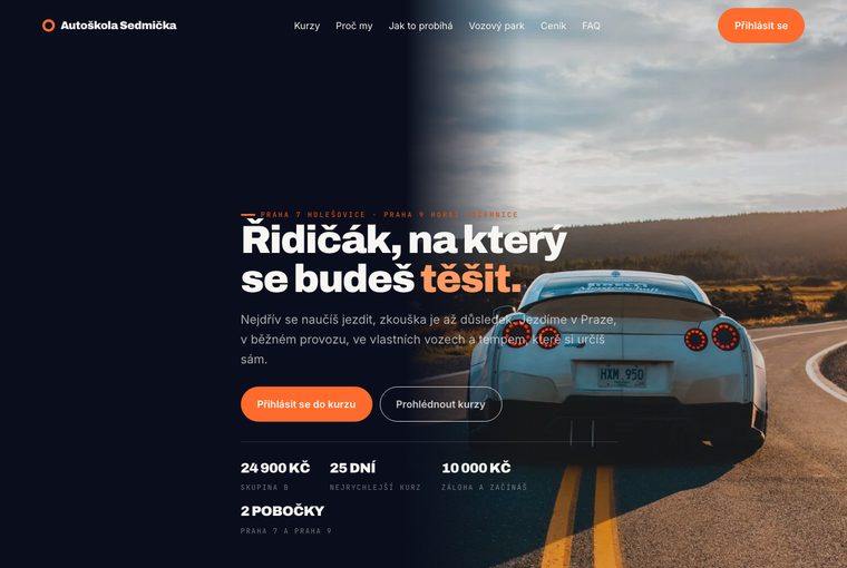 Autoškola ve městě, varianta A