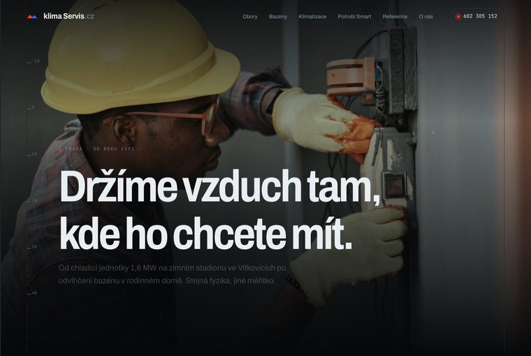 Klimatizace, světlá varianta