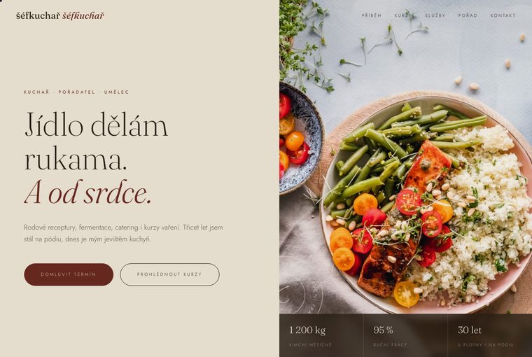 Šéfkuchař a catering, varianta B