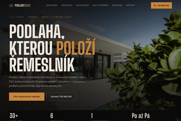 Prodej a pokládka podlah