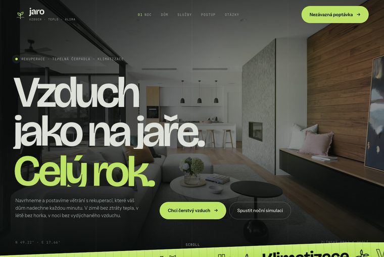 Rekuperace a tepelná čerpadla