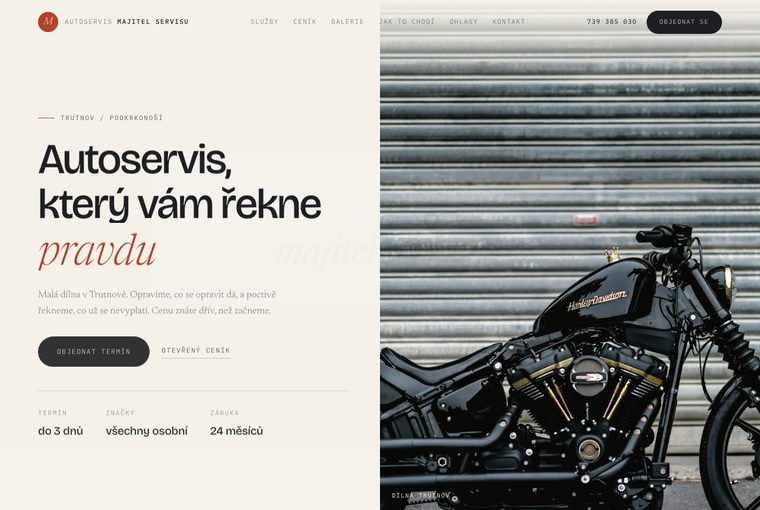 Autoservis, druhá varianta