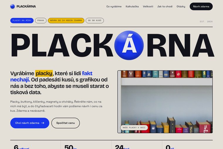 Placky a reklamní předměty