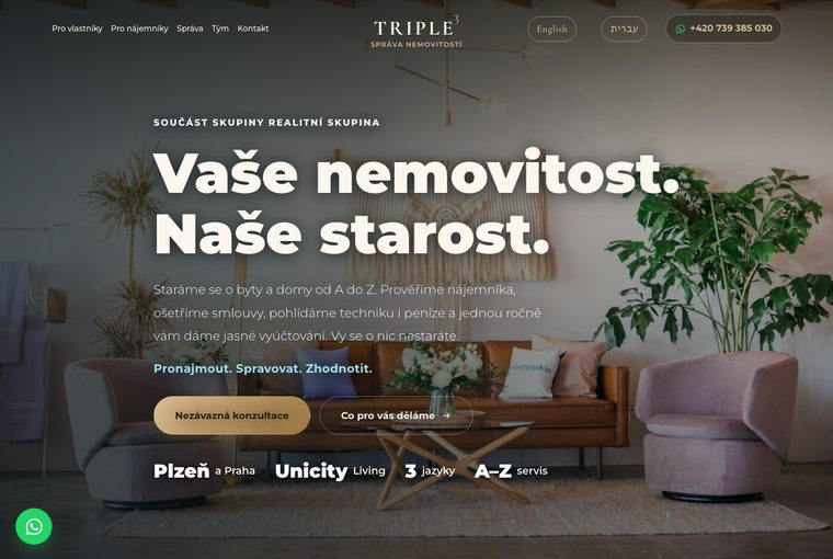 Správa nemovitostí, světlá