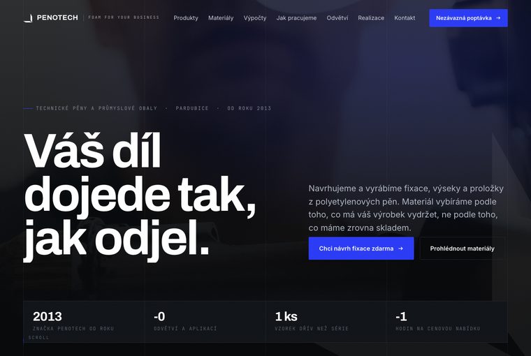 Výroba technických pěn